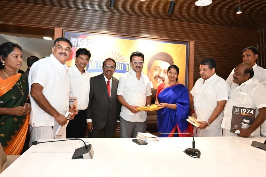 முதல்வர் மு.க. ஸ்டாலினிடம் வாழ்த்து